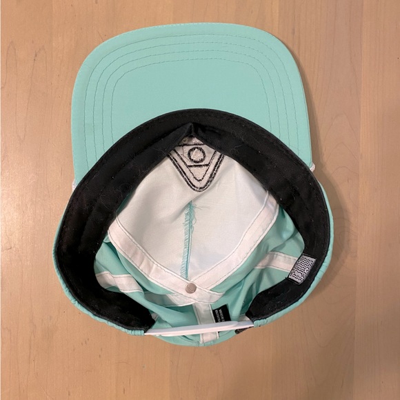 Homes 5 Panel Sea Foam Green polyester Snap Back Hat - Adult One Size - Picture 5 of 5